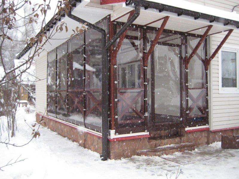 Мягкие окна для веранды