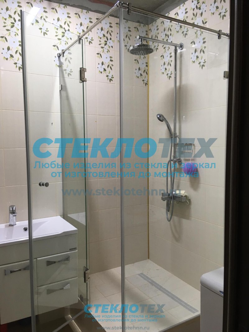Душевая перегородка из стекла