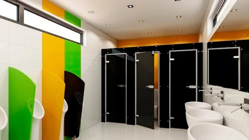 Сантехнические перегородки hpl