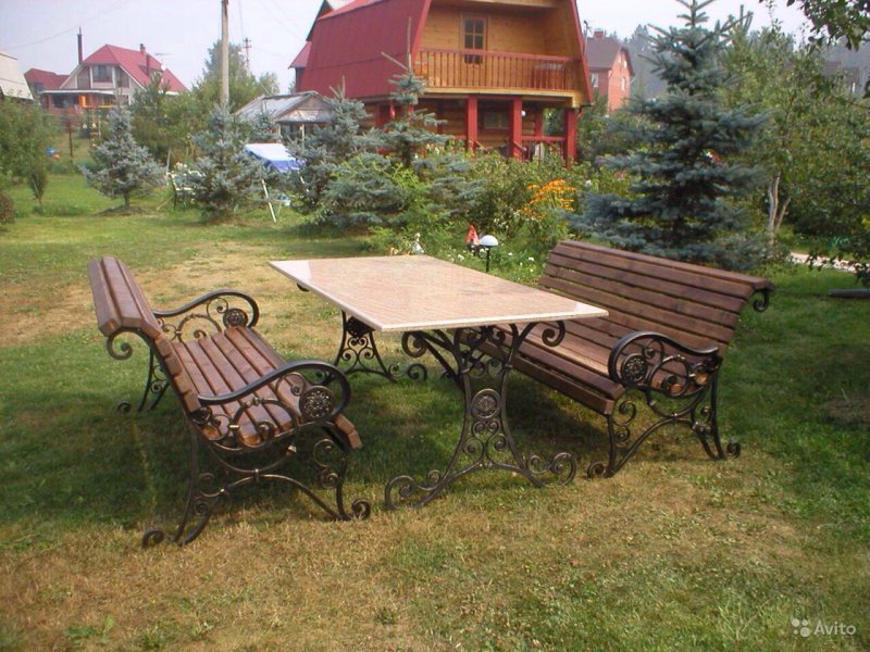 Дачная мебель из металла