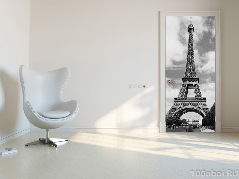 Фотообои с эйфелевой башней в интерьере