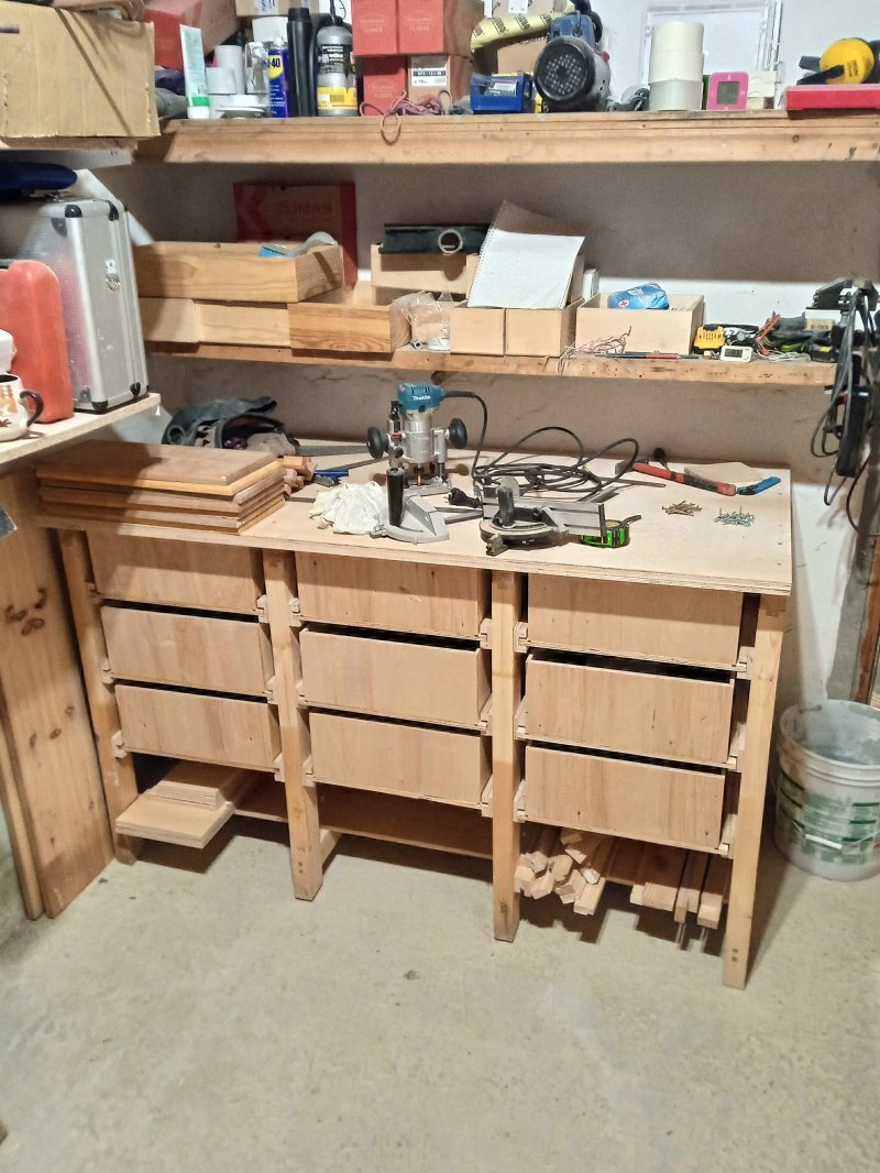 Блочный верстак woodworker