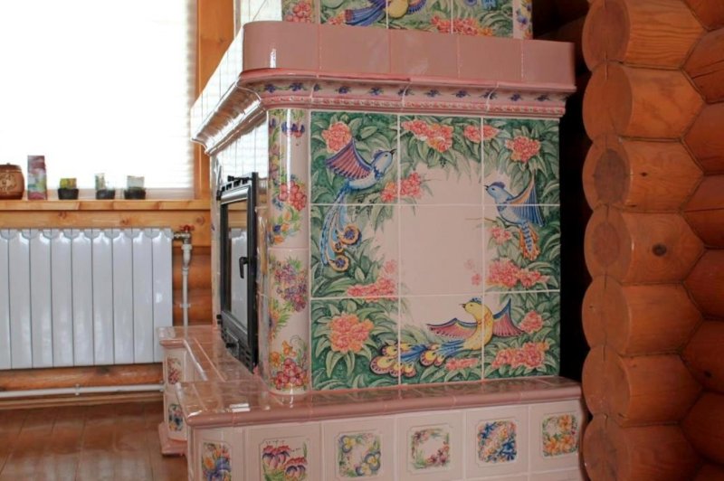 Изразцовая русская печь изразцы