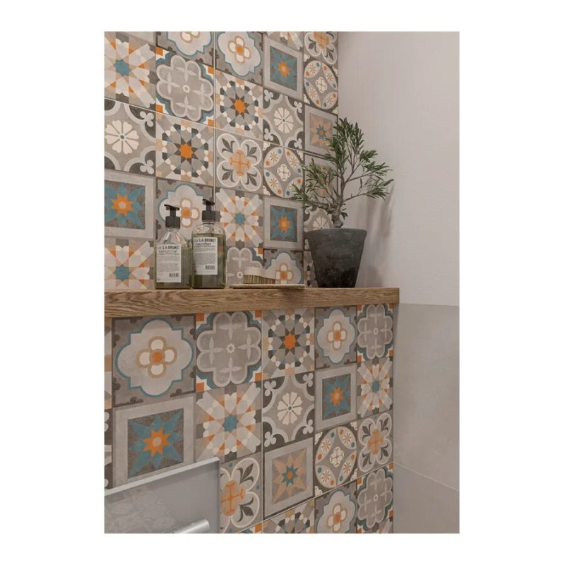 Керамогранит cersanit loft многоцветный