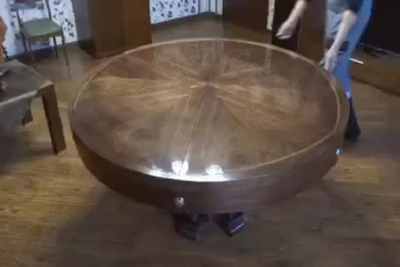 Круглый раздвижной стол