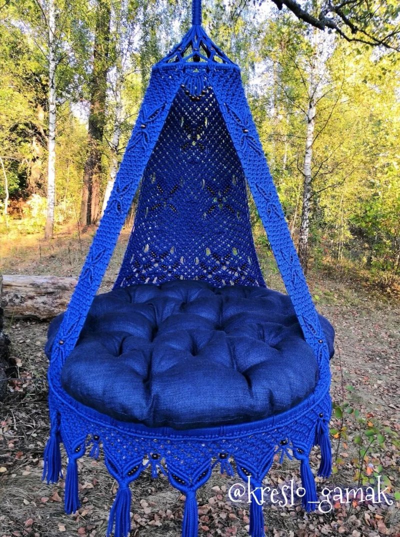 Мк кресло кокон макраме