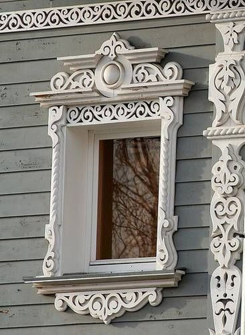 Деревянные наличники на окна резные