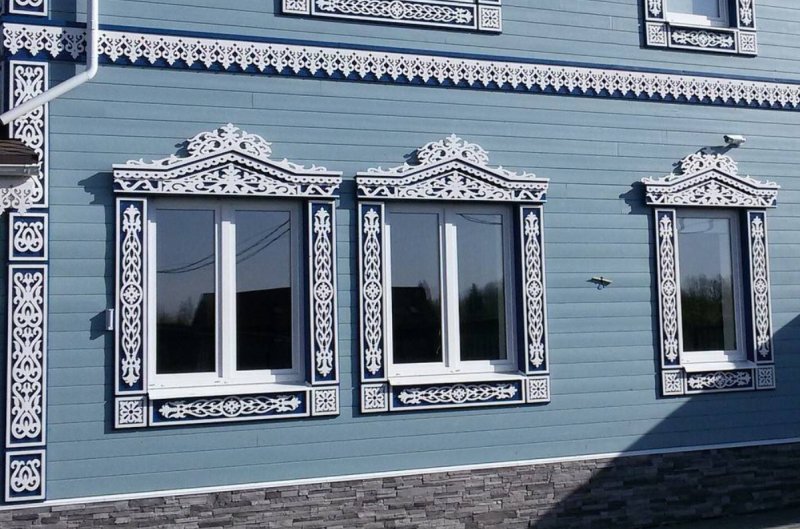 Владимирская пропильная резьба наличники
