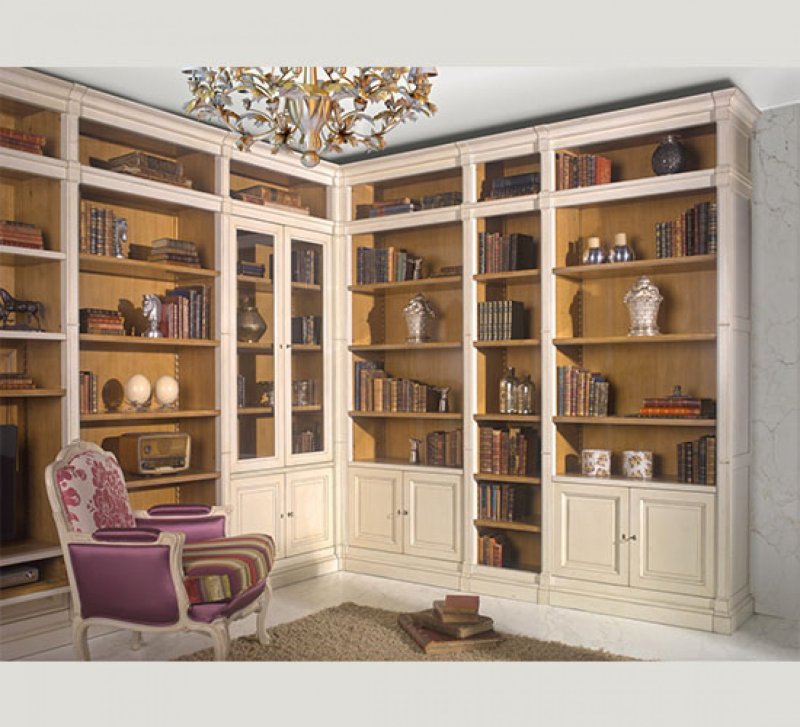 Книжные шкафы в интерьере