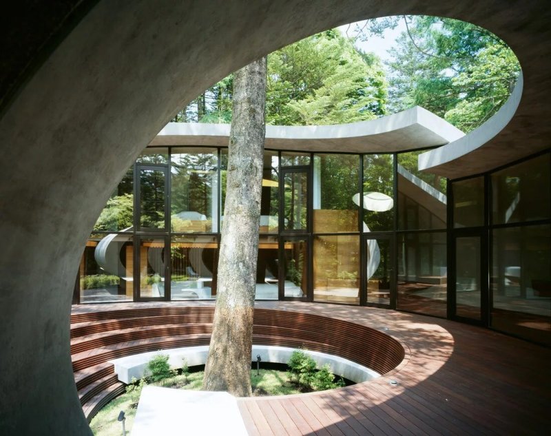 Вилла shell house в поселке каруидзава