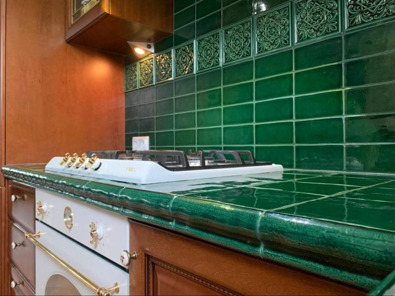 Столешница из керамической плитки