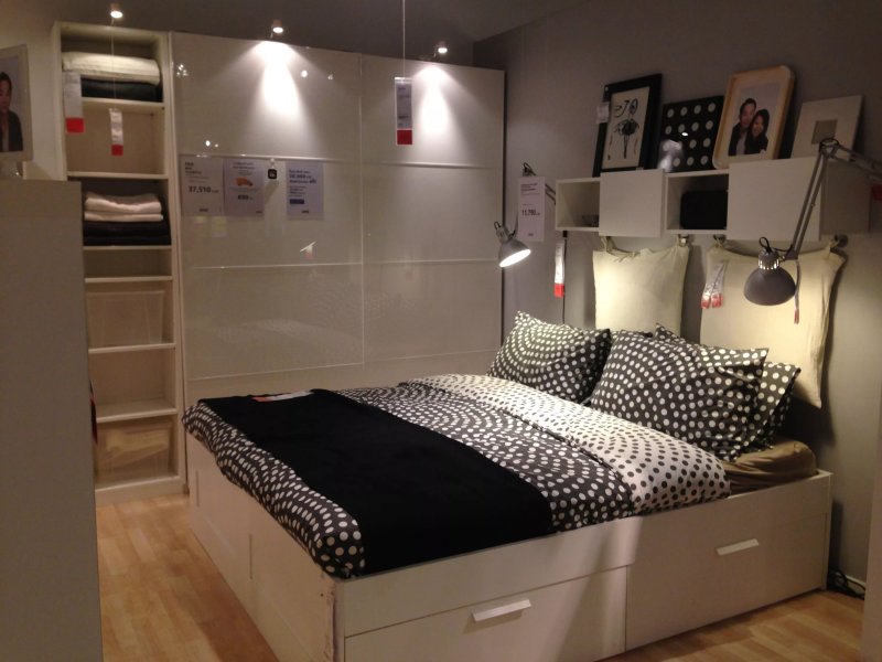 Кровать brimnes ikea