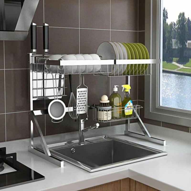 Сушилка для посуды stainless steel dish rack