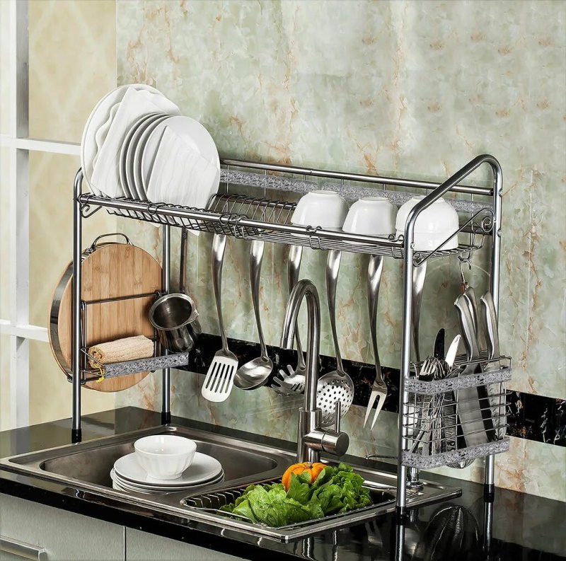 Сушилка для посуды stainless steel dish rack