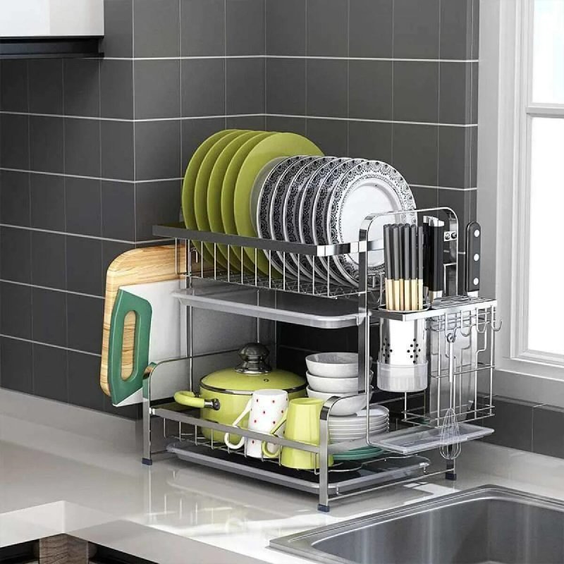 Сушилка для посуды stainless steel dish rack