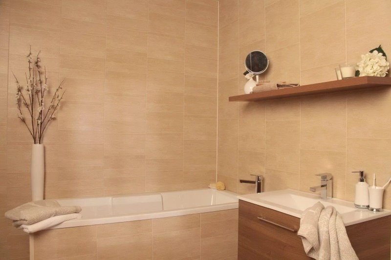 Плитка в ванной комнате