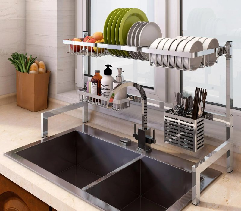 Сушилка для посуды stainless steel dish rack