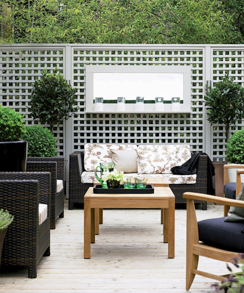 Outdoor patio design