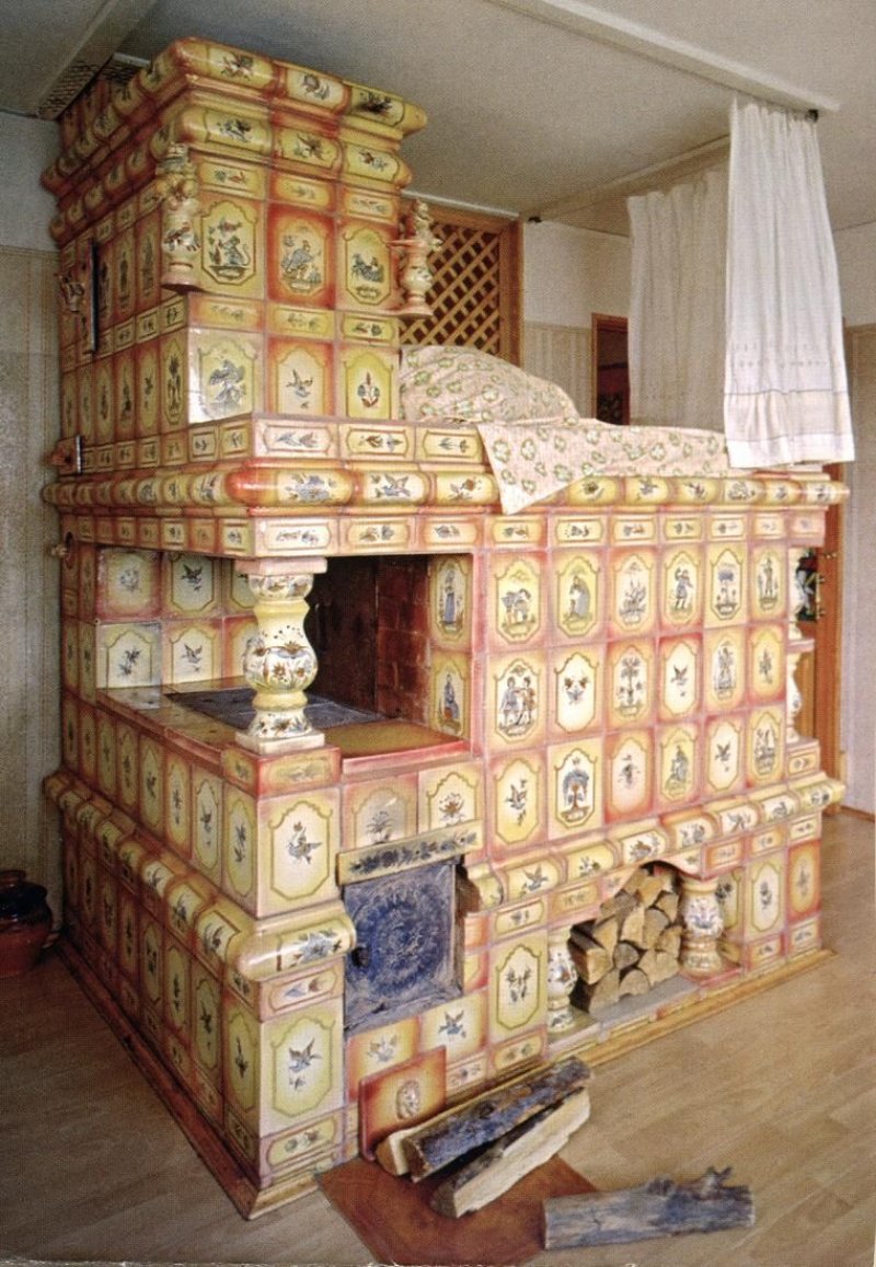 Русская печь с лежанкой