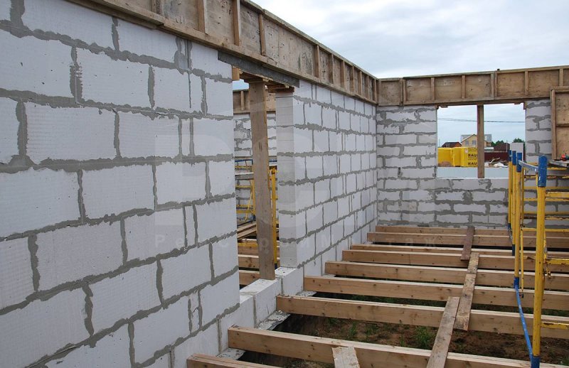 Деревянное перекрытие в доме из газобетона