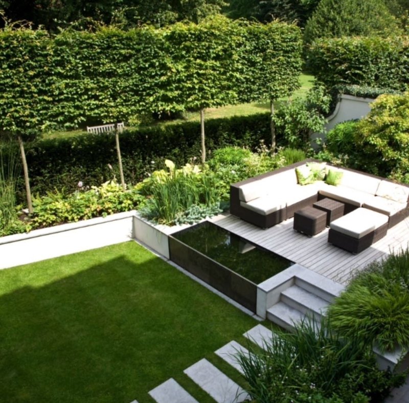 Backyard landscaping