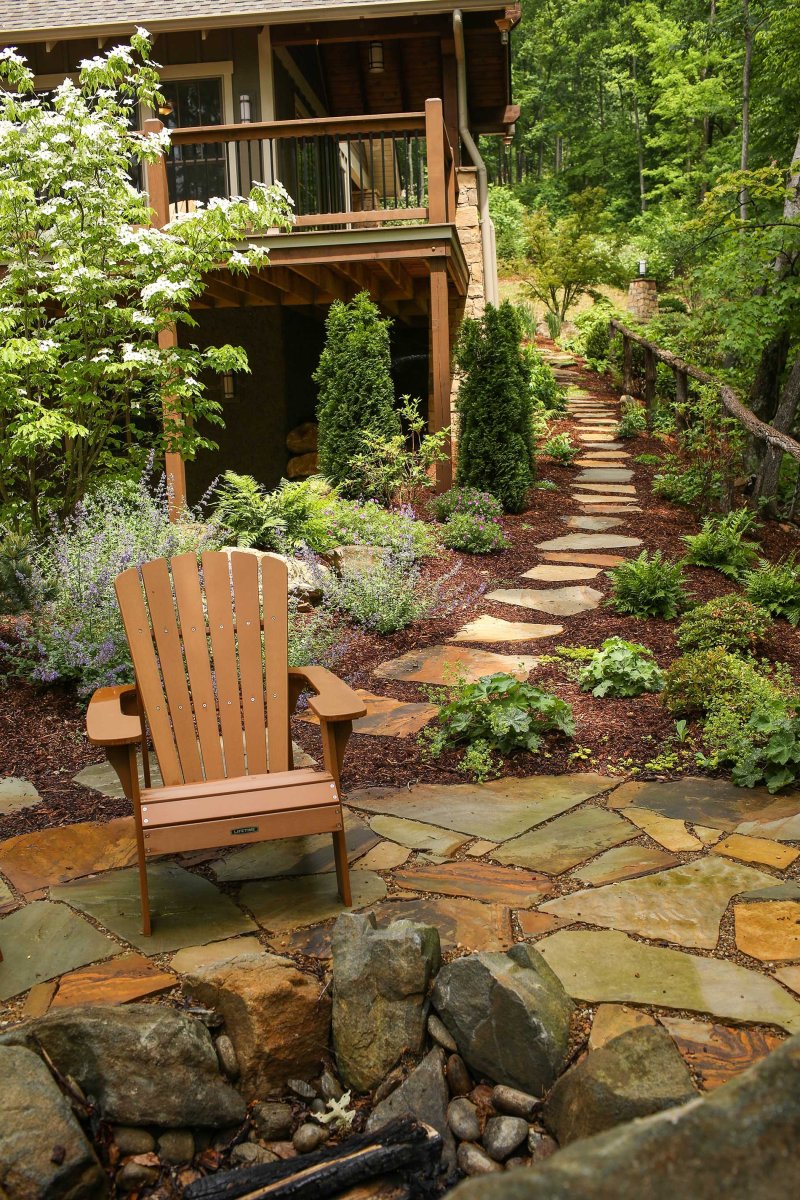 Backyard landscaping