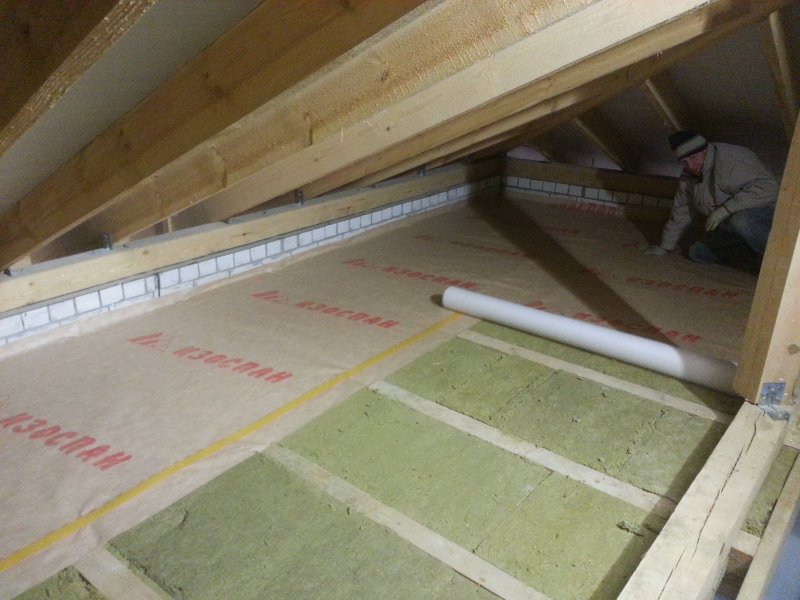 Холодный чердак rockwool
