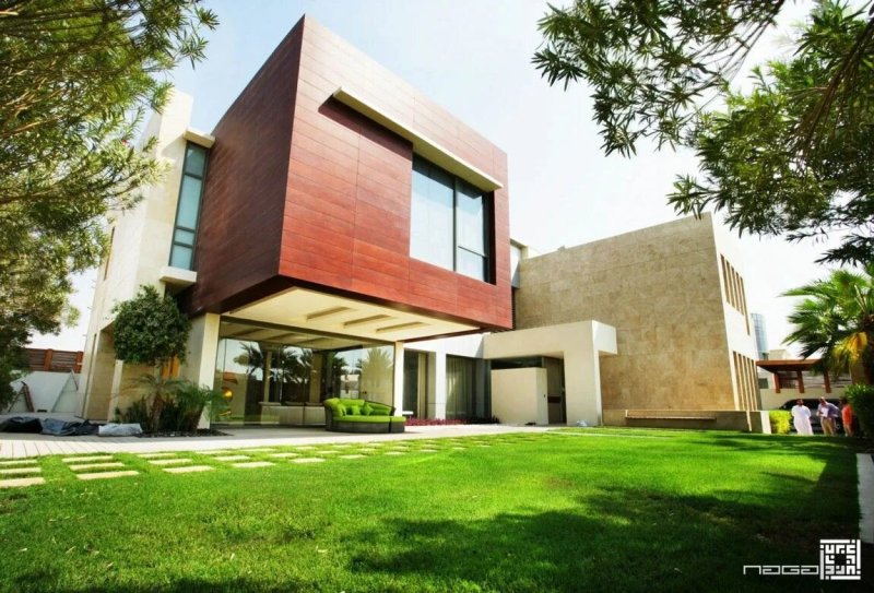 Modern house facade