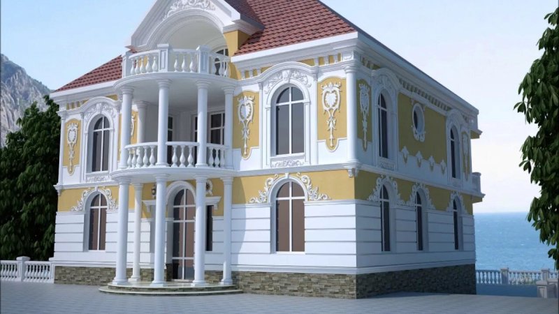 Красивые фасады домов