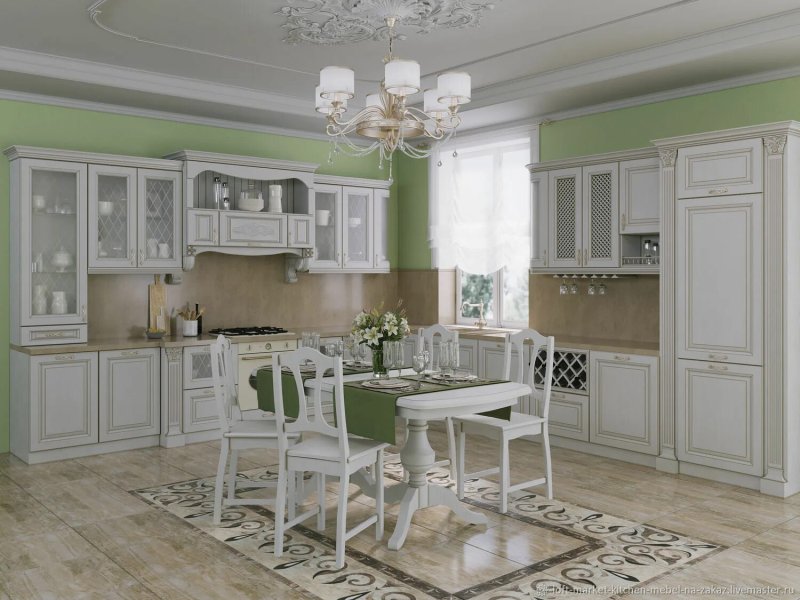 Кухни в классическом стиле