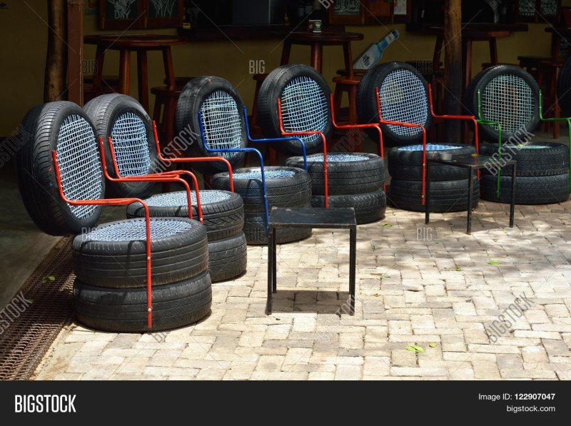 Мебель из покрышек автомобильных