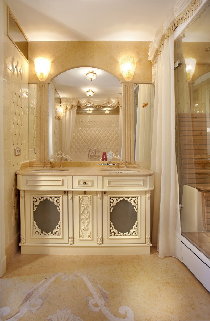 Классический интерьер ванной