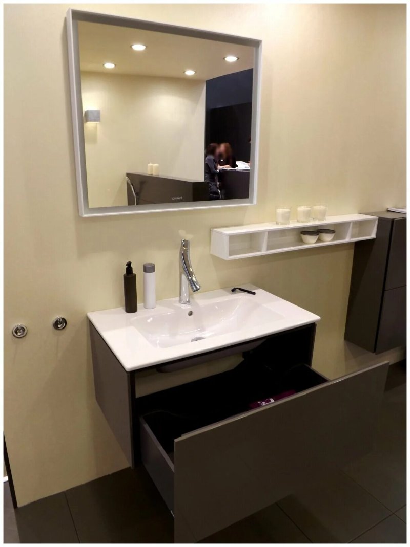 Зеркало duravit l-cube