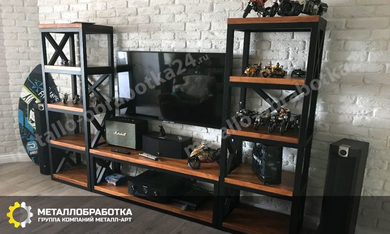 Стеллаж в стиле лофт