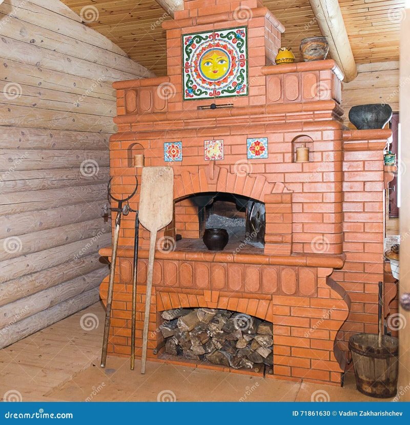 Русская печь с лежанкой