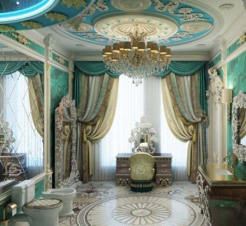 Королевская спальня luxury antonovich design
