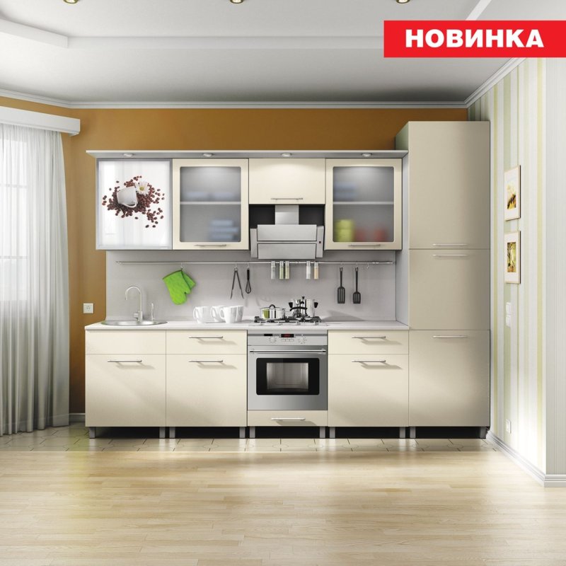 Кухня анна капучино столплит