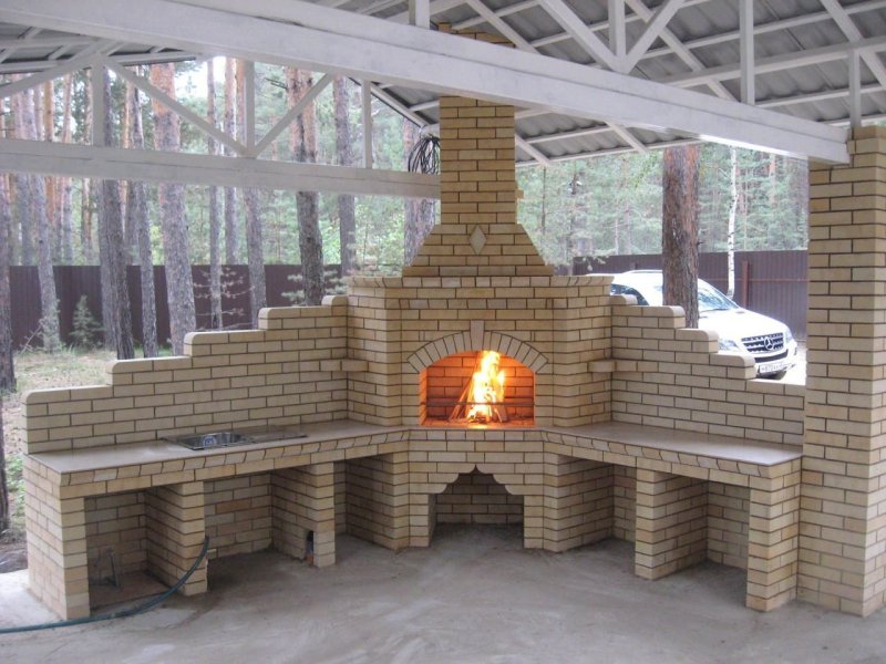 Угловые барбекю