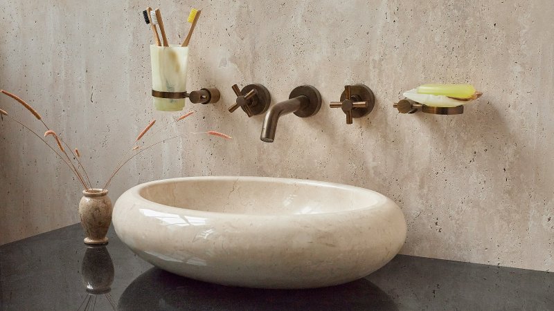 Мраморная раковина для ванной sheerdecor distrito