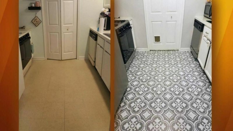 Линолеум floor tiles