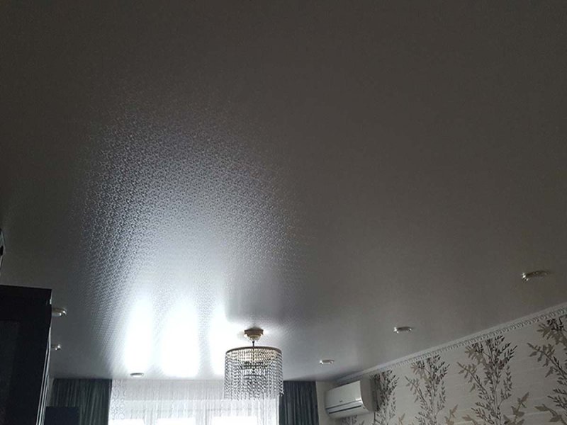 Фактурные натяжные потолки