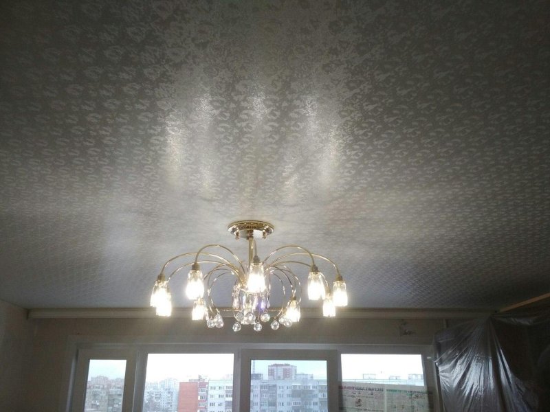 Фактурные натяжные потолки