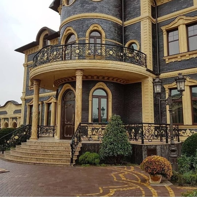 Дагестанский камень облицовка особняк