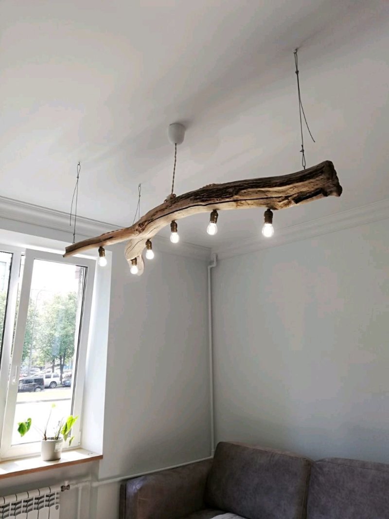 Светильник из коряги