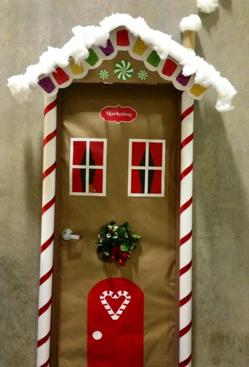 Christmas door decoration
