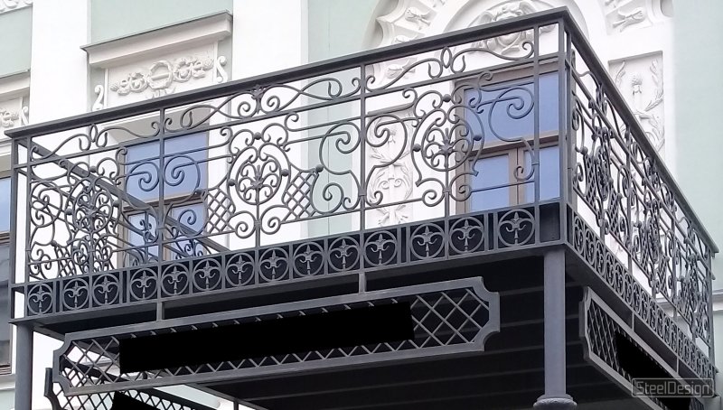 Кованые ограждения для балкона