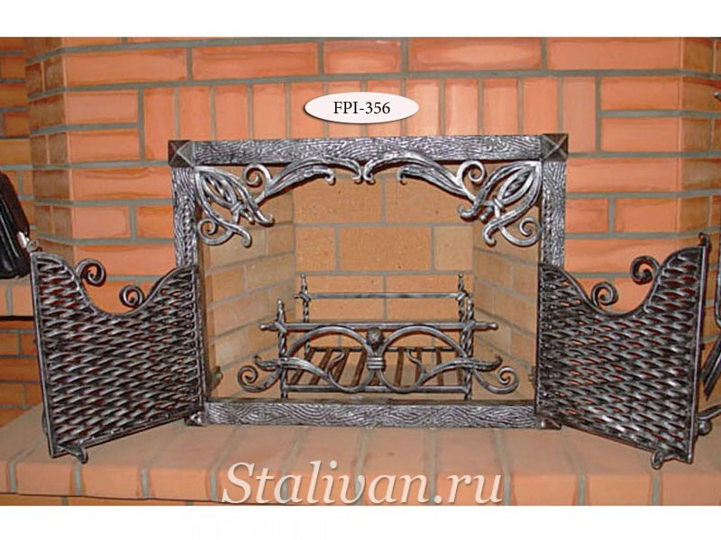 Кованые решетки для камина