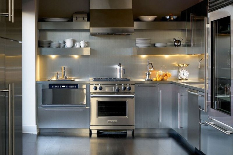 Кухня из нержавейки ikea
