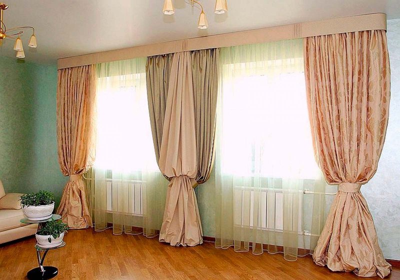 Дизайн штор для гостиной