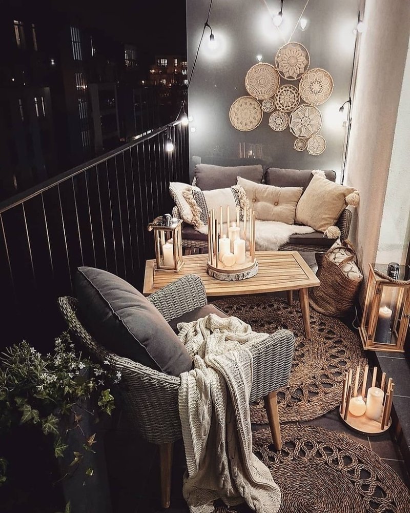 Balkon dekorasyonu